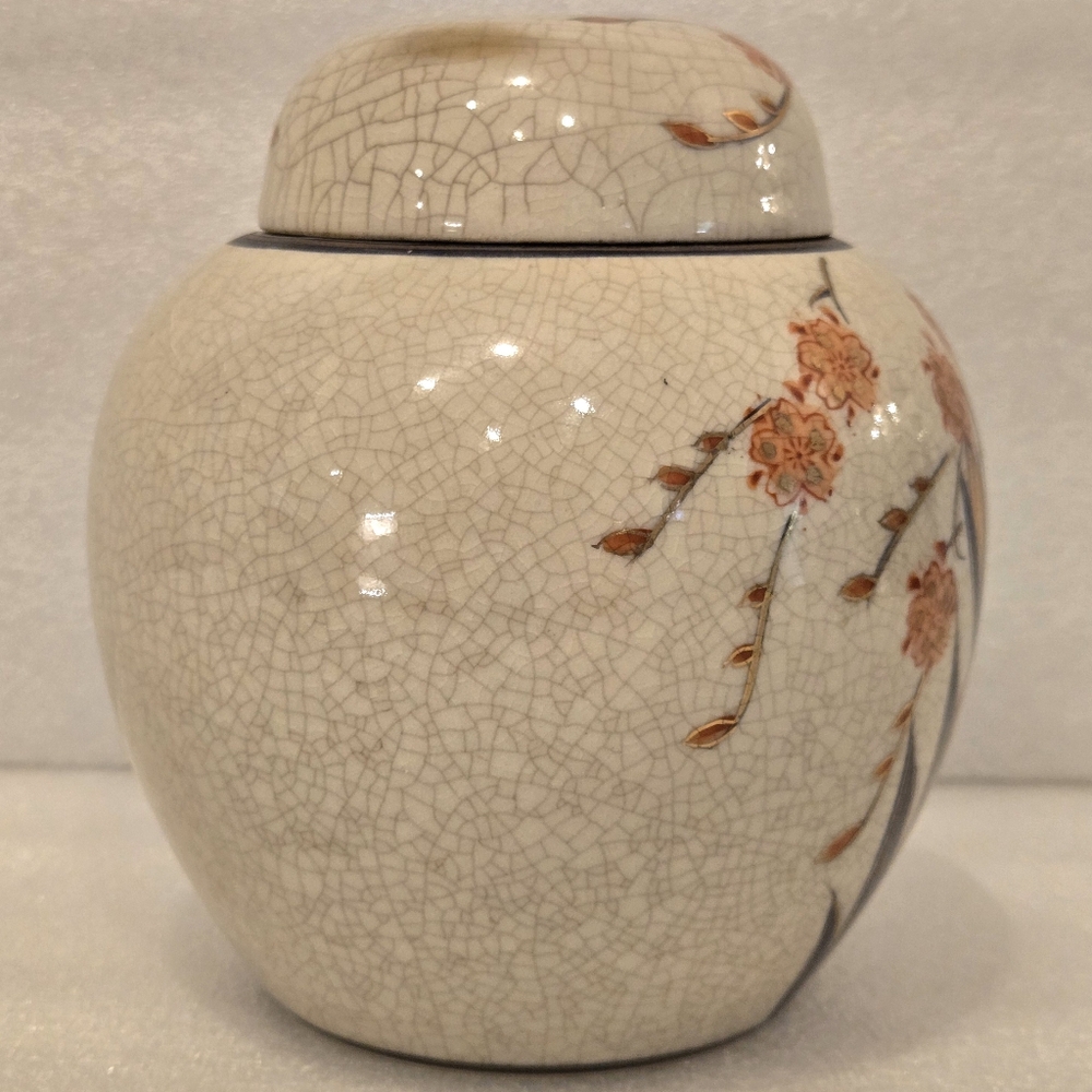 Vintage Heygill Imports Ginger Jar Made In Japan Hand Painted 6" Tall - Picture 5 of 9